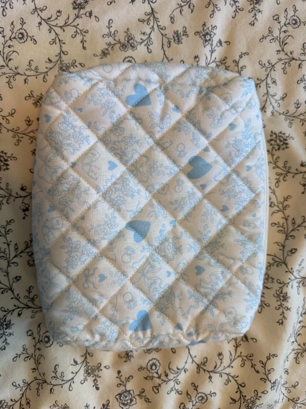 Bride Quilted Makeup Bag